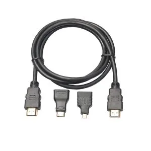 3 in 1 HDMI to Mini/Micro HDMI Cable