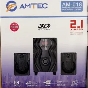 Amtec AM018-2.1ch Subwoofer Bluetooth Speaker in Nairobi Kenya