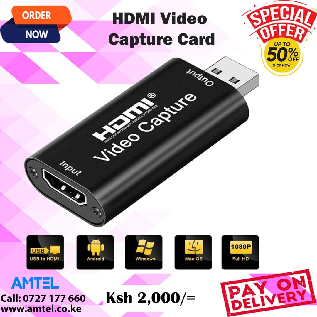 HDMI to USB Video Capture Adapter in Kenya | Buy Online! 0727177660 at ...