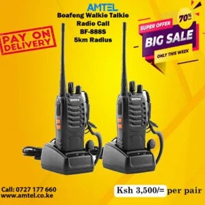 Baofeng BF-888S dual band radio handheld walkie talkie in Nairobi Kenya